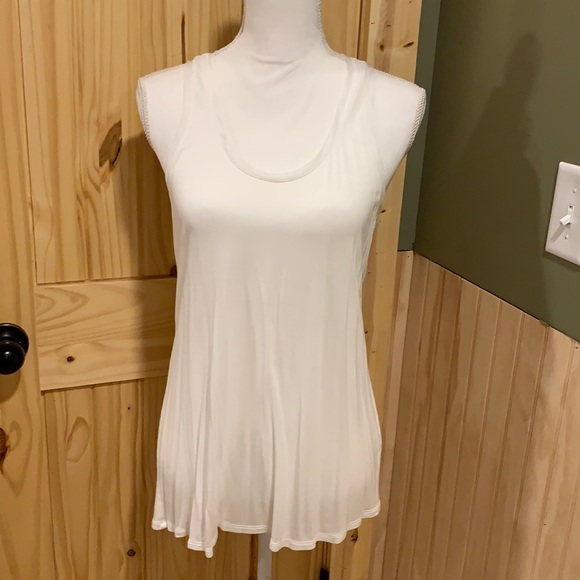 The Gap white racer back tank - 3/$20 or 4/$25 - Picture 1 of 3